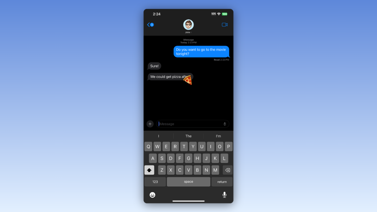 絵文字やステッカーを使って iMessage に反応できるようになりました