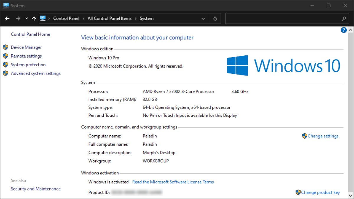 Windows 10で見つからない「システム」コントロールパネルを見つける方法