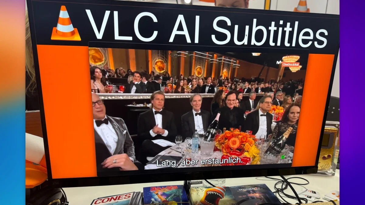 CES 2025: VLC Media Player がオフラインで機能する AI 字幕と翻訳を導入