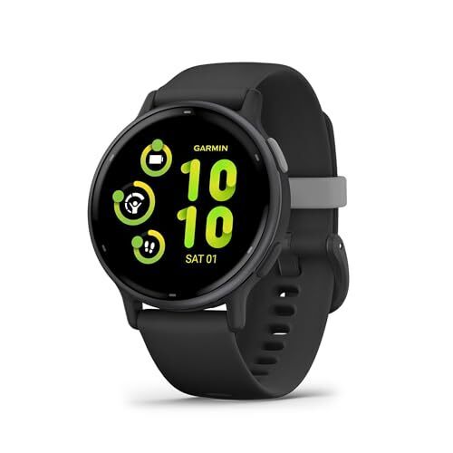 Garmin Vivoactive 5 GPS Smartwatch With AMOLED Display (Black)