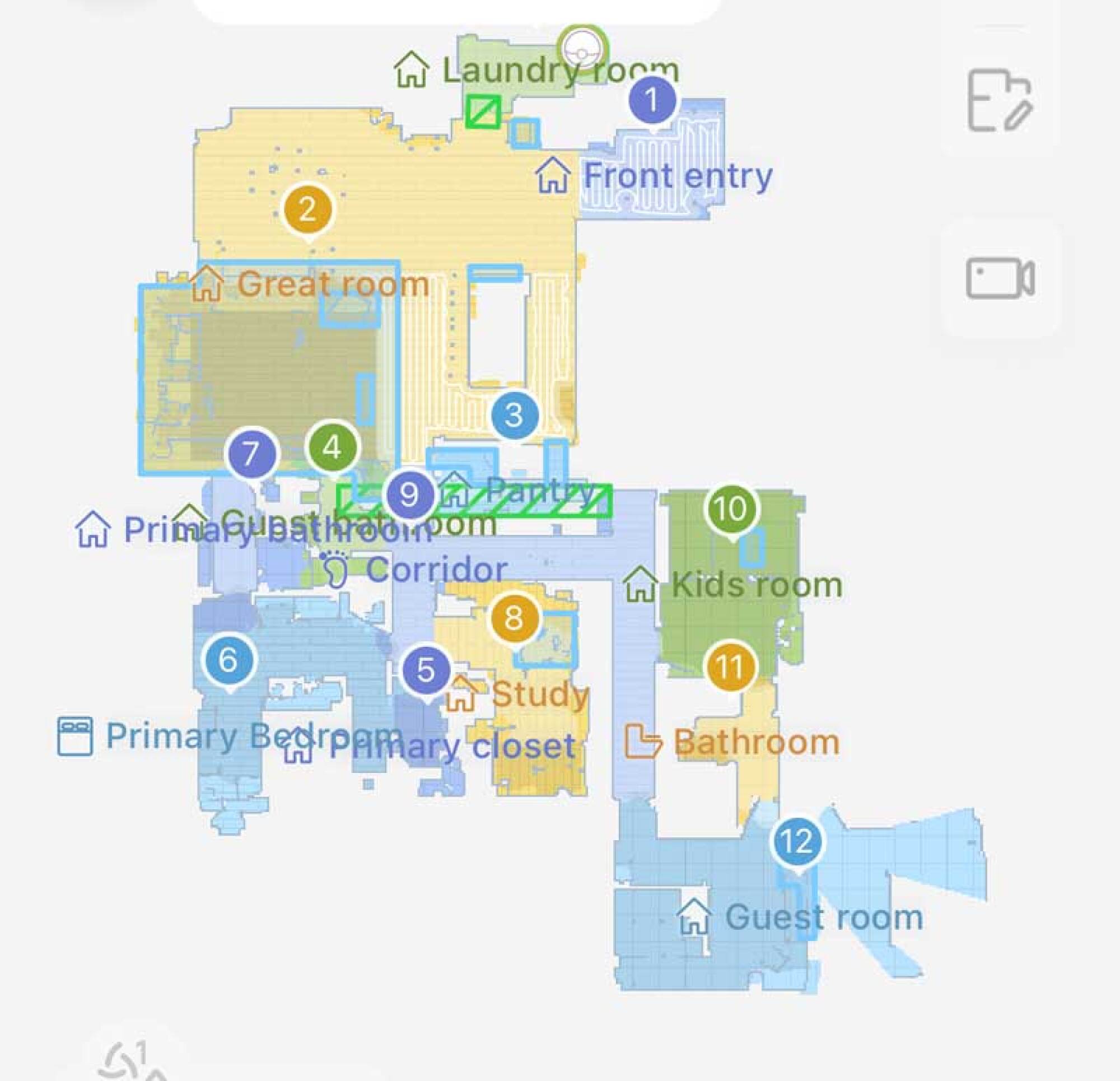 detail map from the Dreame X50 Ultra