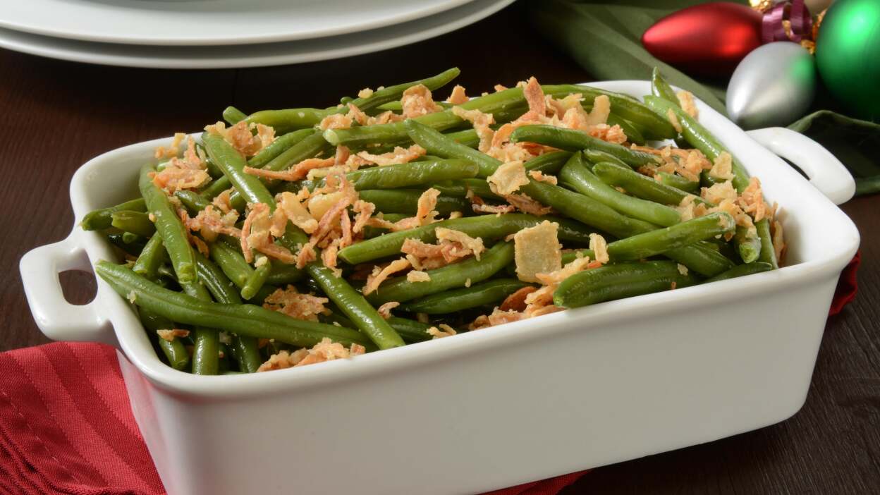 Green Bean Casserole at Thanksgiving