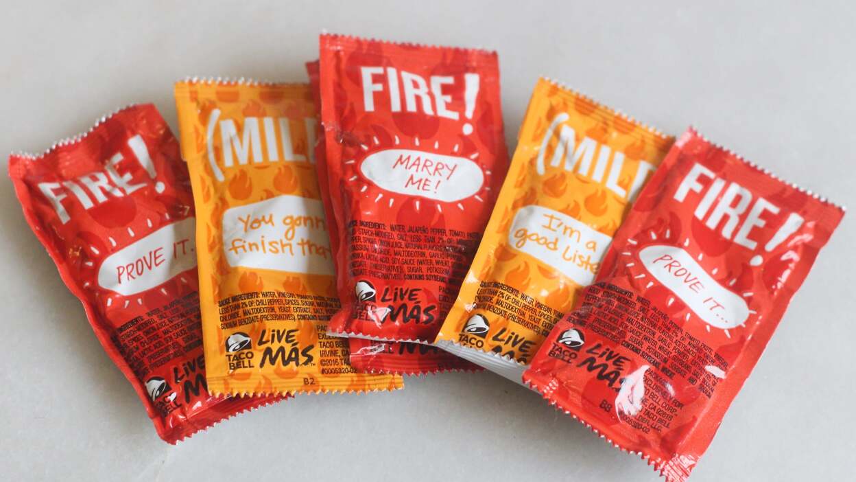 A Diminished Taco Bell Sauce Collection