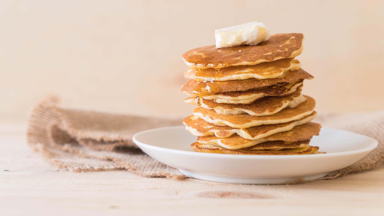 Then pour it in your pancake batter