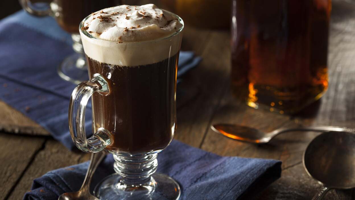 Or get it started with a (proper) Irish Coffee