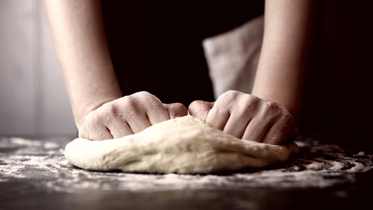 Ferment the dough overnight