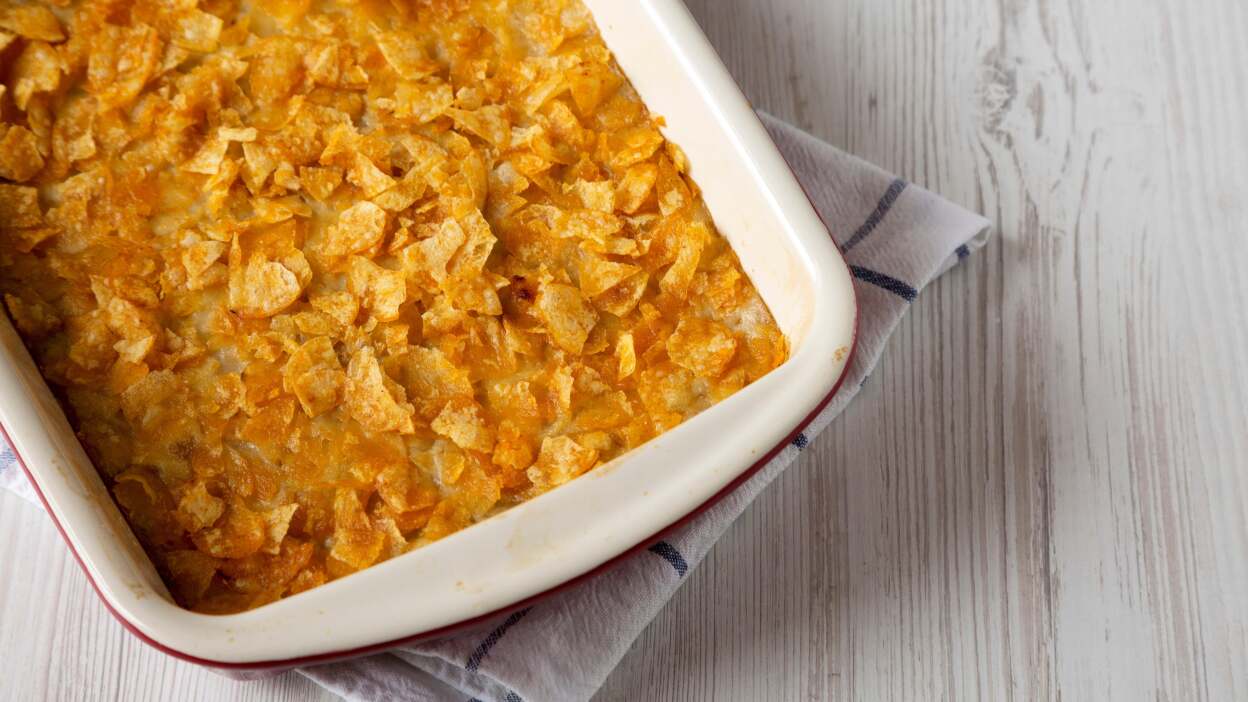 Crispy topping for casseroles