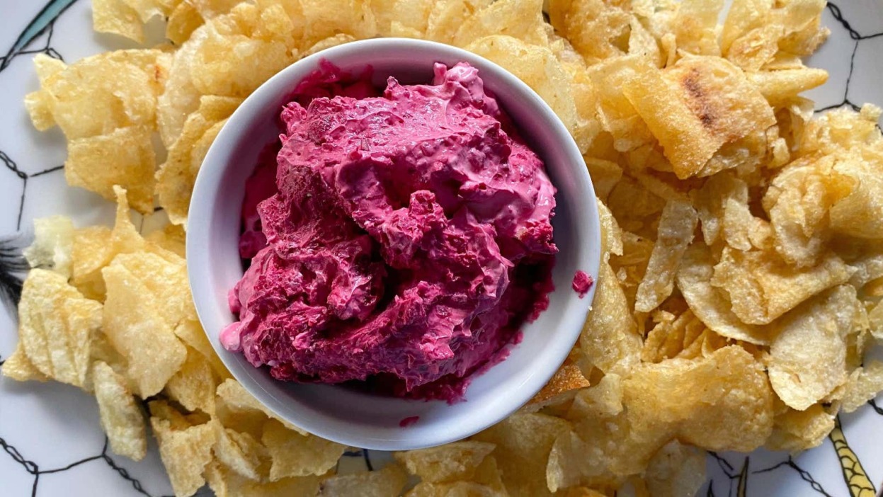 Steal focus with this vibrant beet dip