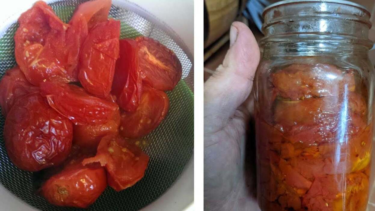 Make tomato confit