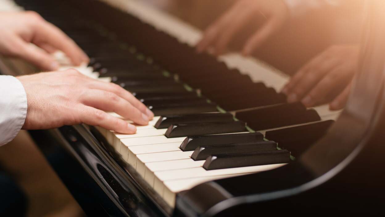 Relax at the piano bar
