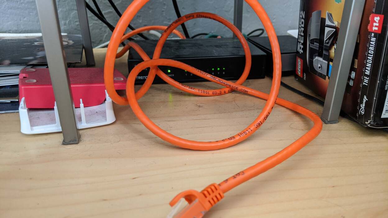 A spare Ethernet cable (or two)