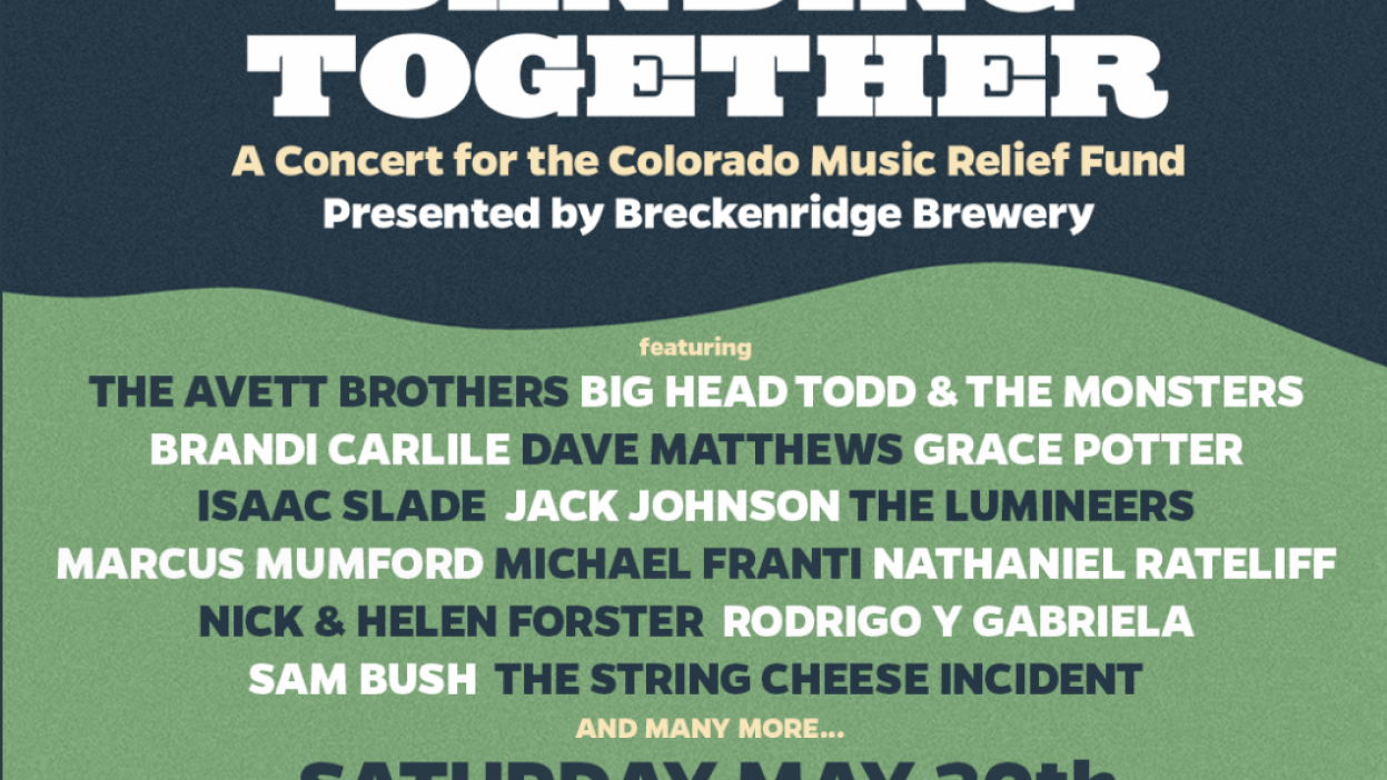 Listen to the Banding Together for Colorado concert