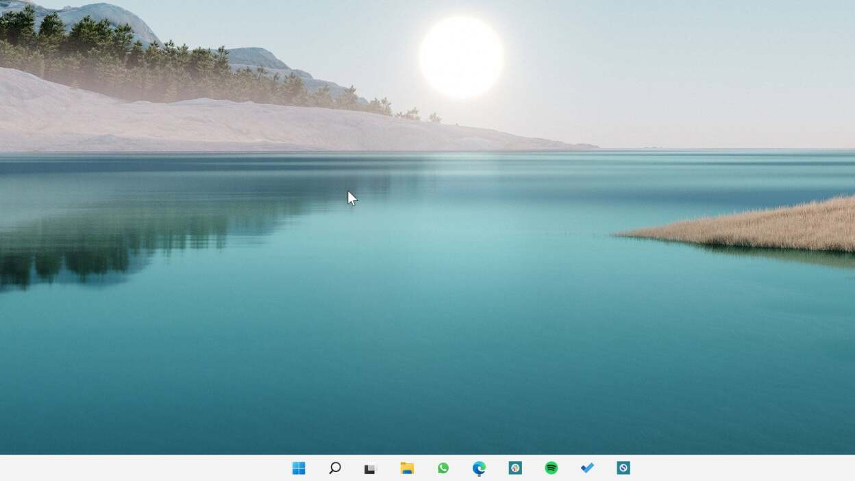 You can’t resize the taskbar